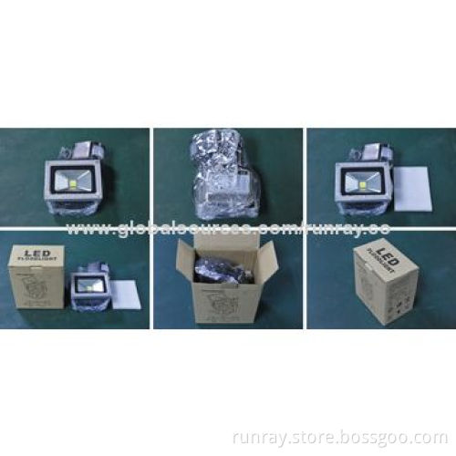 10W Motion Sensor LED Floodlight, 85-265V AC, 8-12m Sensor Distance, CE/RoHS Mark, ISO9001 FactoryNew